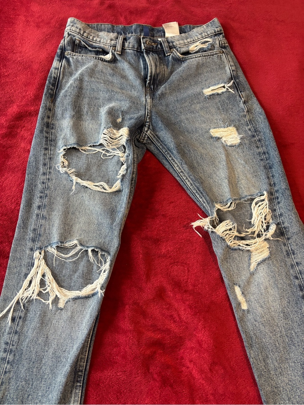 Straight Ripped Jeans - Picture 3 of 17